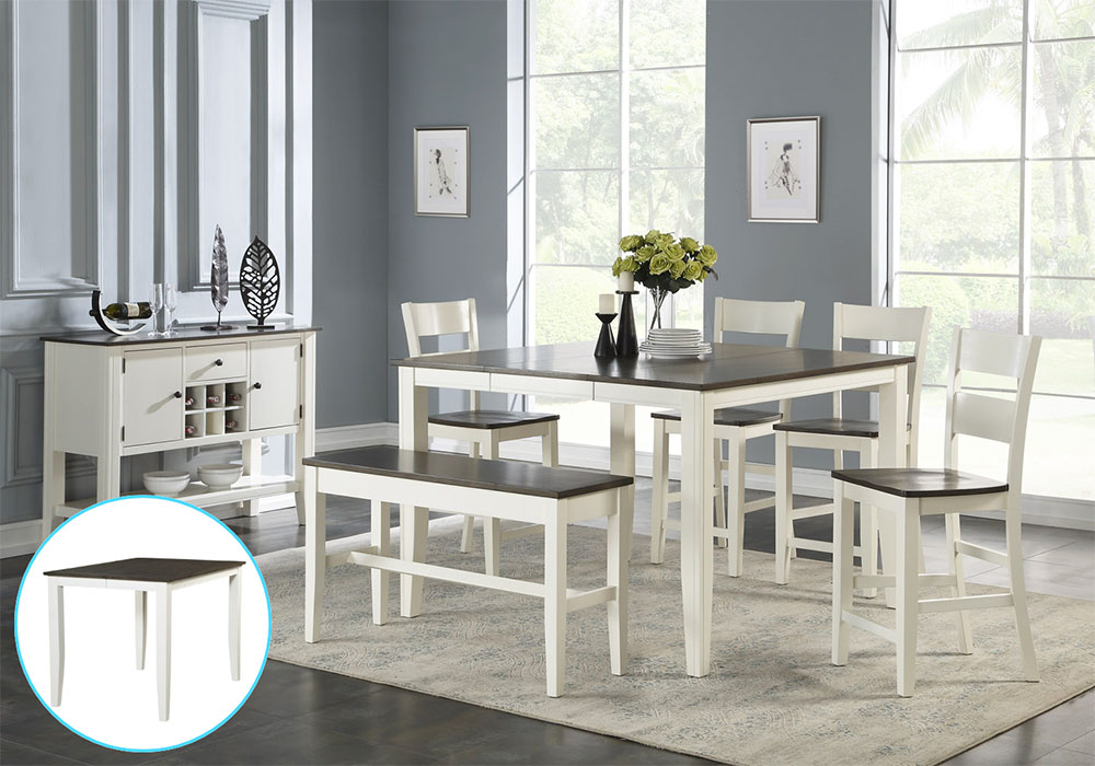 Bàn ăn gấp gọn dạng kéo hiện đại