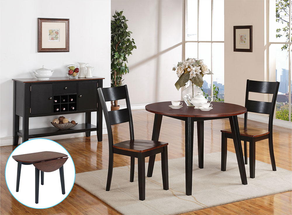 Bàn ăn gấp gọn kiểu truyền thông đơn giản