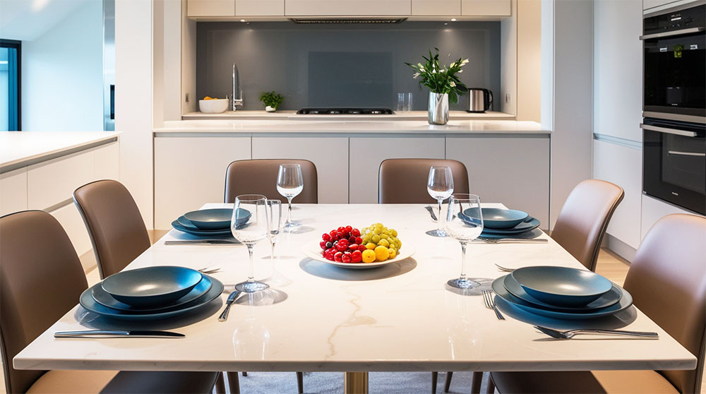 Decor bàn ăn bằng trái cây