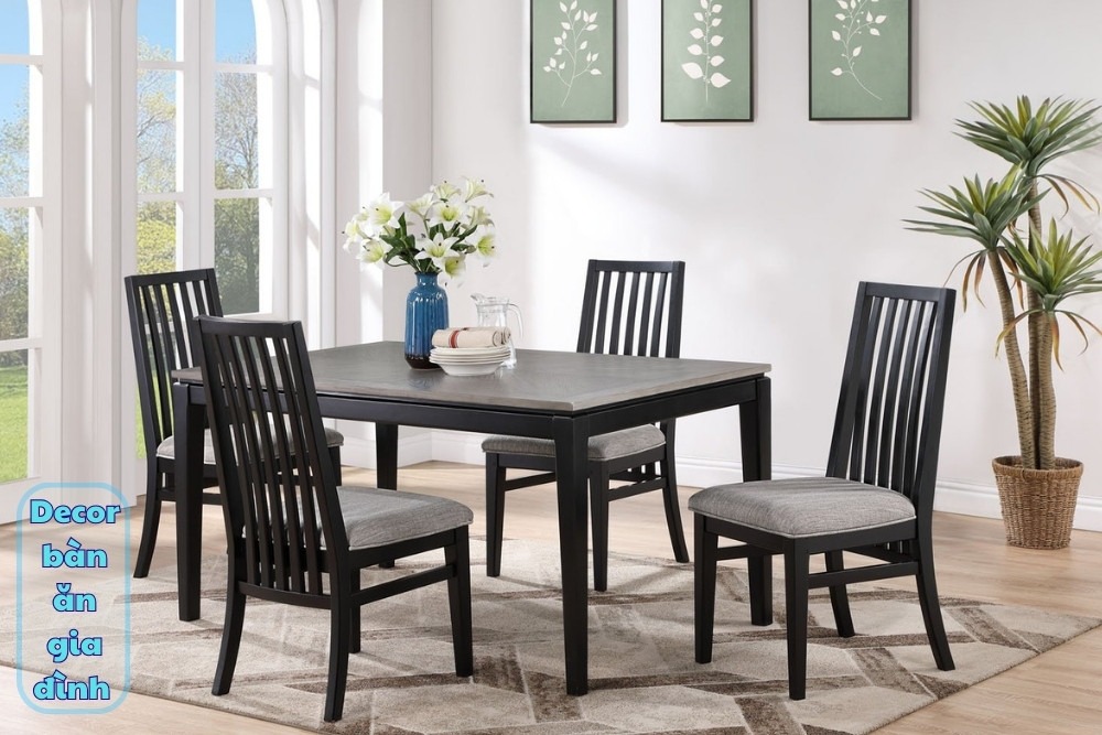 10 Cách Decor trang trí bàn ăn gia đình đẹp