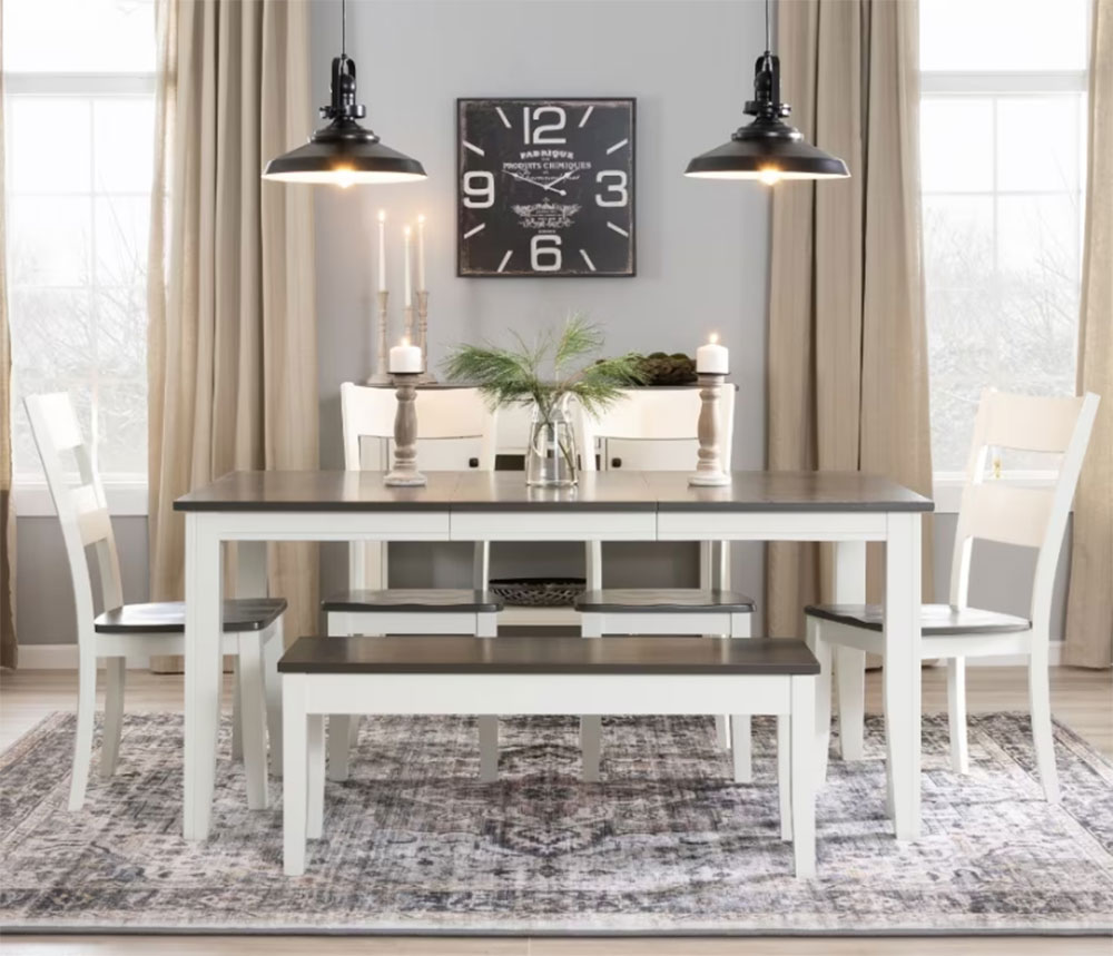 Decor bàn và không gian ăn uống bằng đèn treo trần