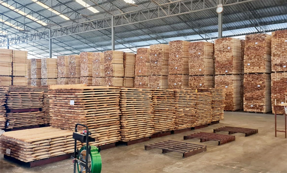 Gỗ cao su thành phẩm có thể phục vụ sản xuất