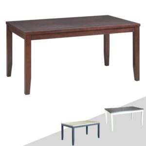 Bàn ăn chữ nhật mặt phủ veneer Calato 15100