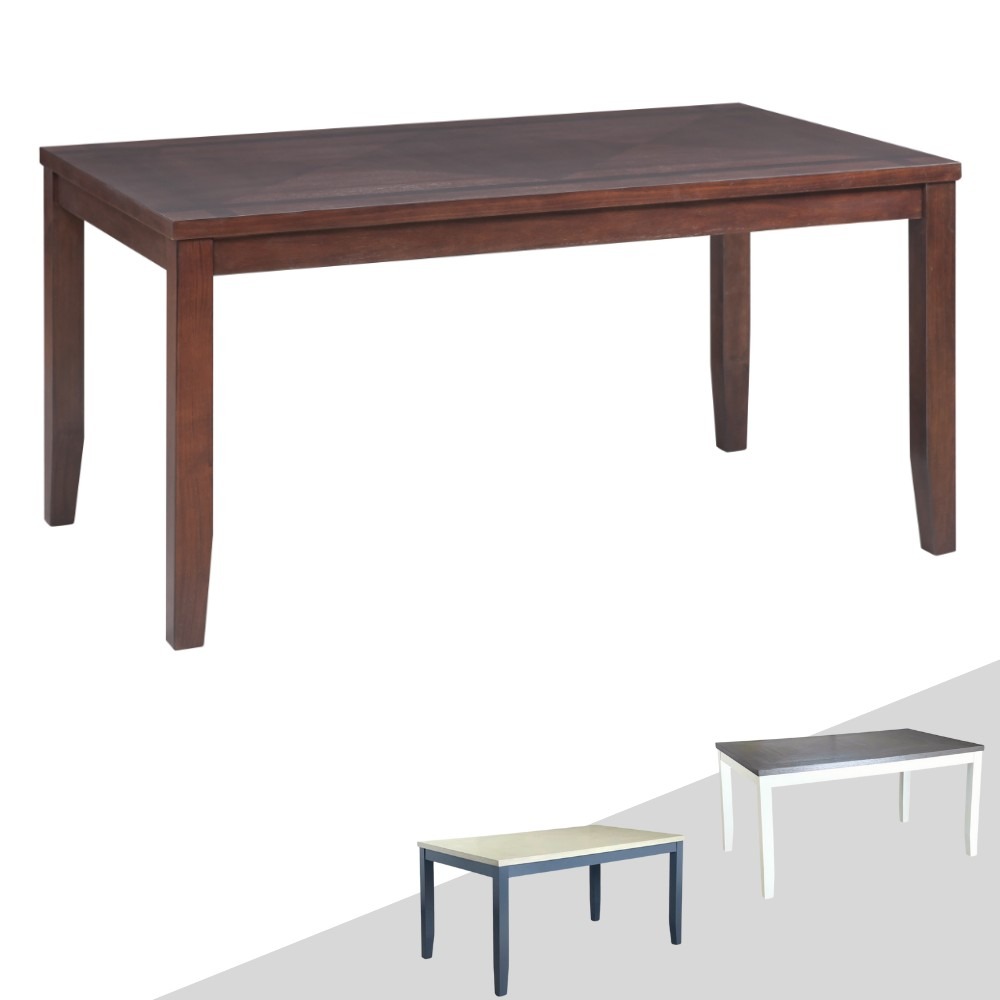 Bàn ăn chữ nhật mặt phủ veneer Calato 15100