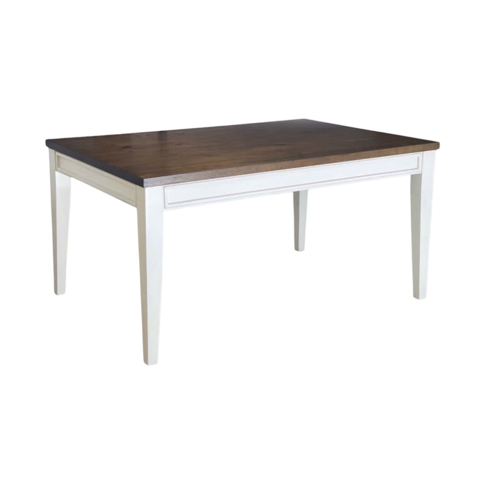 Bàn Ăn Chữ Nhật 4 Chân Gỗ Cao Su 27300