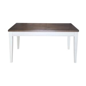 Bàn ăn chữ nhật mặt phủ veneer Tràm 27300
