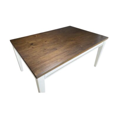 Bàn ăn chữ nhật mặt phủ veneer Tràm 27300