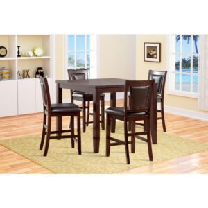 Bàn ăn vuông (Cao) mặt phủ veneer Calato 15160