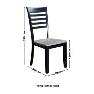 Bộ bàn ăn chữ nhật mặt phủ veneer gỗ sồi ghép hoa BBN08