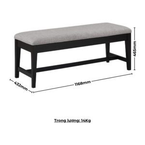 Bộ bàn ăn chữ nhật mặt phủ veneer gỗ sồi vân núi BBN03