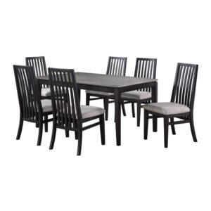 Bộ bàn ăn chữ nhật mặt phủ veneer gỗ Sồi vân núi BBN04