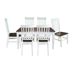 Bộ bàn ăn chữ nhật mặt phủ veneer gỗ Tràm 6 ghế BBN10