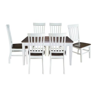 Bộ bàn ăn chữ nhật mặt phủ veneer gỗ Tràm 6 ghế BBN10