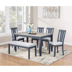 Bộ Bàn Ăn Chữ Nhật Veneer Calato BBN13