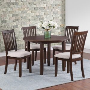 Bộ bàn ăn tròn 4 ghế BBT03