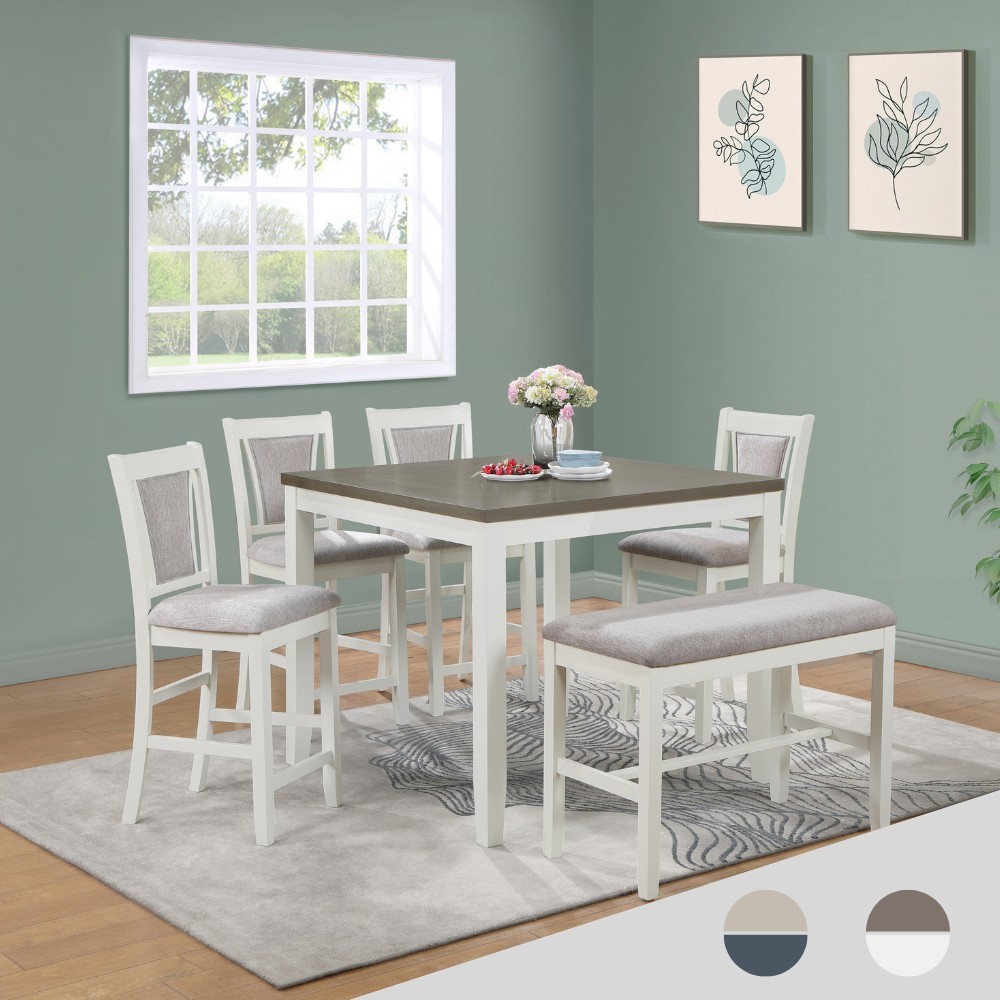 Bộ Bàn Ăn Quầy Bar 4 Ghế, 1 Bench BBV06