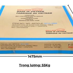 Bộ Bàn Ăn Vuông (Cao) Mở Rộng Mặt Bàn Thông Minh BBV01