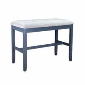 Ghế ăn Bench (Cao) gỗ Cao Su mặt nệm vải Poly 12434
