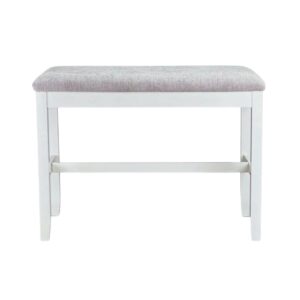 Ghế ăn Bench (Cao) gỗ Cao Su mặt nệm vải Poly 12434