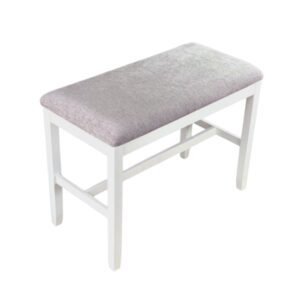 Ghế ăn Bench (Cao) gỗ Cao Su mặt nệm vải Poly 12434