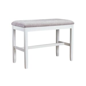 Ghế ăn Bench (Cao) gỗ Cao Su mặt nệm vải Poly 12434