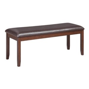 Ghế ăn Bench gỗ Cao Su mặt nệm da PU 10520