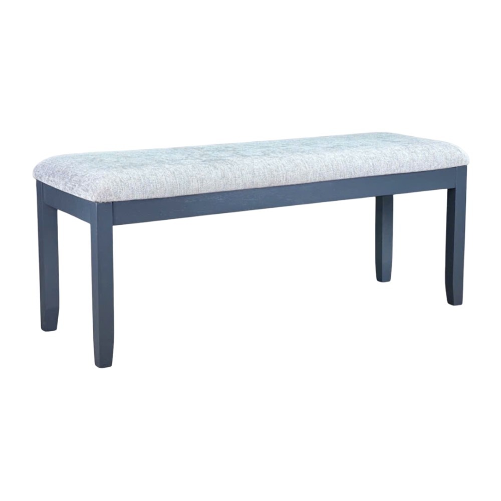 Ghế Ăn Bench Gỗ Cao Su Mặt Nệm Vải Poly 10520