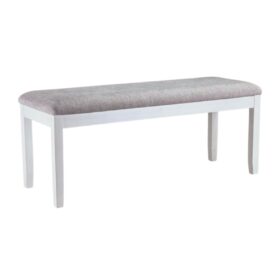 Ghế Ăn Bench Gỗ Cao Su Mặt Nệm Vải Poly 10520