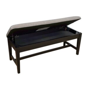Ghế ăn Bench gỗ Cao Su mặt nệm vải Poly 12538