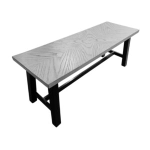 Ghế ăn Bench gỗ Cao Su mặt phủ veneer gỗ Sồi ghép hoa 12738