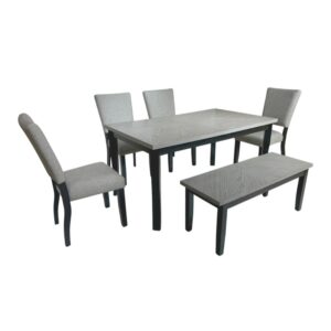 Ghế ăn Bench gỗ Cao Su mặt phủ veneer gỗ Sồi vân núi 12238