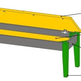 Ghế ăn Bench gỗ Cao Su tích hợp hộc đựng đồ 11138