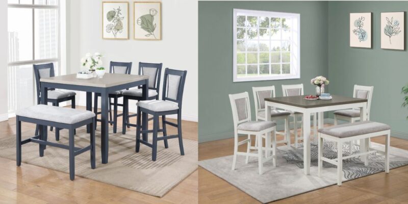 Bộ bàn kết hợp ghế quầy bar hiện đại