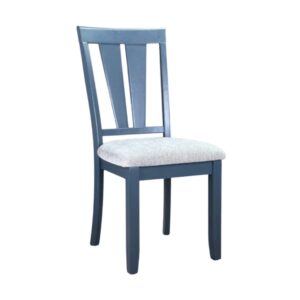 Ghế ăn có tựa gỗ cao su mặt ghế nệm vải poly 23180