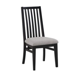 Ghế ăn có tựa gỗ Cao Su mặt nệm vải Poly 23281