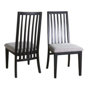 Ghế ăn có tựa gỗ Cao Su mặt nệm vải Poly 23281