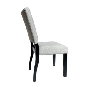 Ghế ăn gỗ Cao Su mặt, tựa ghế nệm vải Poly 22880