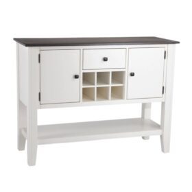 Tủ Gỗ Trưng Bày Phòng Ăn 10090-02 màu xám - trắng Tủ Gỗ Trưng Bày Phòng Ăn 10090-02 màu xám - trắng