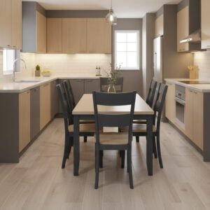 Bộ bàn ăn cabin 6 ghế