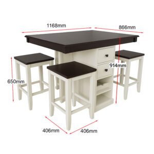 Bộ bàn ăn thông minh kết hợp tủ để đồ BBN18