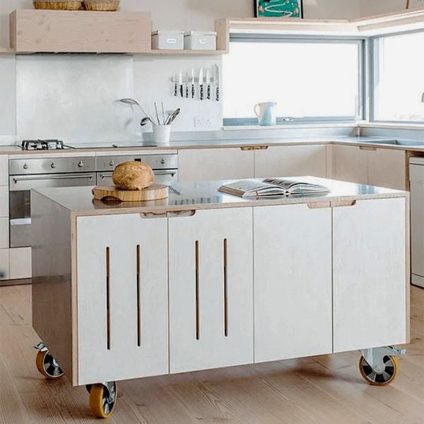 Tủ bếp di động kiêm đảo bếp Tủ bếp di động kiêm đảo bếp