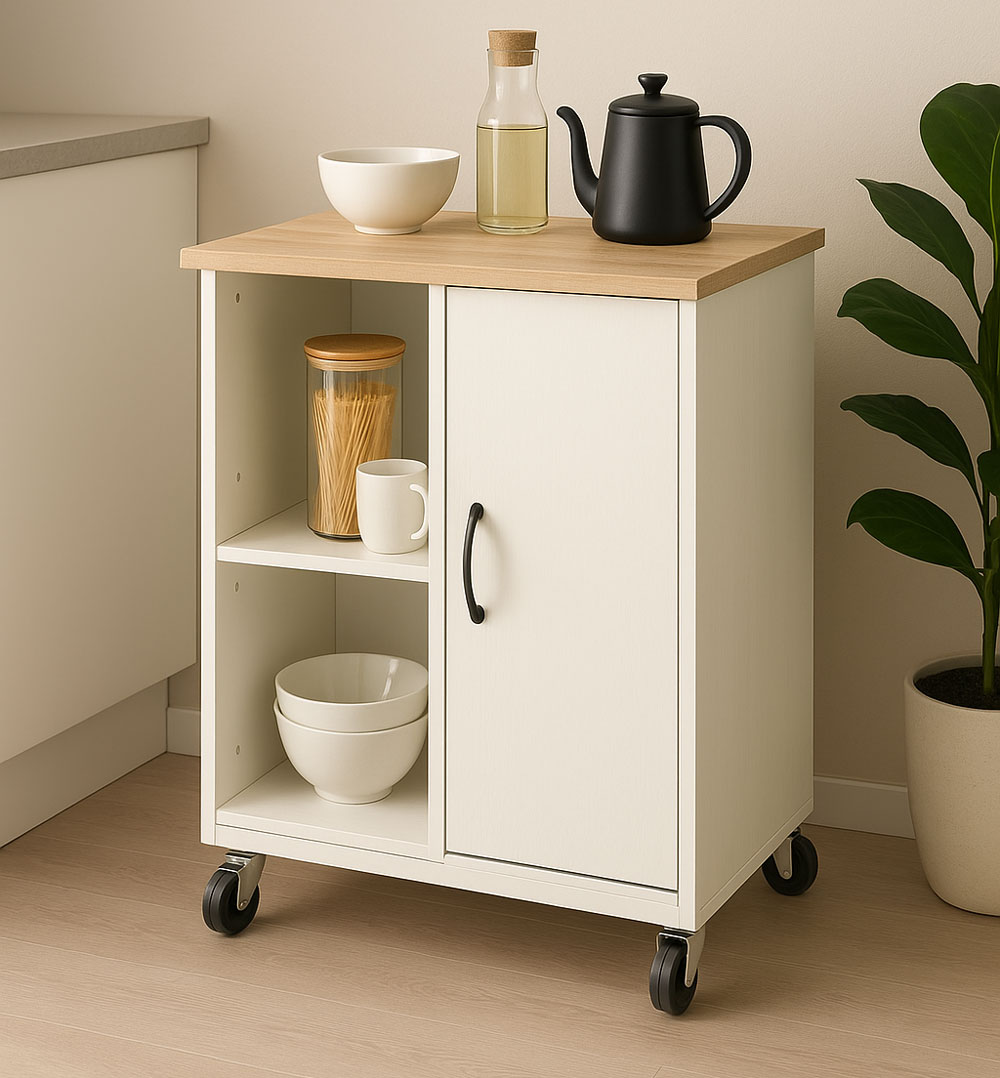 Tủ bếp di động có bánh xe Tủ bếp di động có bánh xe