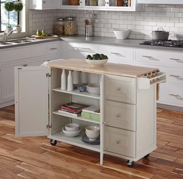 Tủ bếp di động dễ di chuyển, đáp ứng nhiều nhu cầu sử dụng Tủ bếp di động dễ di chuyển, đáp ứng nhiều nhu cầu sử dụng