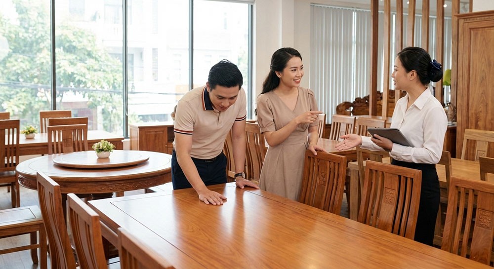 Kiểm tra chất lượng khi chọn mua bàn gỗ Kiểm tra chất lượng khi chọn mua bàn gỗ